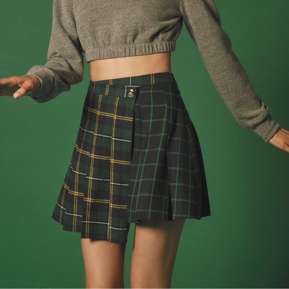 Mare Mare x Anthropologie Asymmetrical Pleated Skirt - Picture 3 of 9